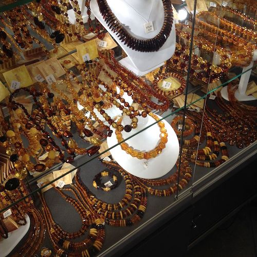 Amber jewellery