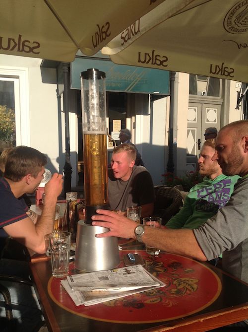 Beer dispenser at your table