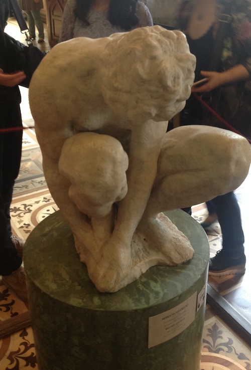 A Michaelangelo: Crouching Boy