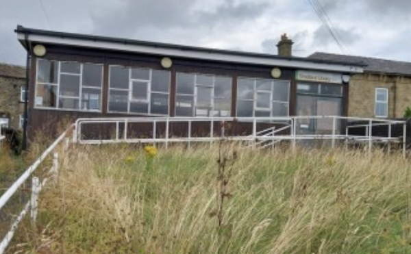 Vacant public library for redevelopment