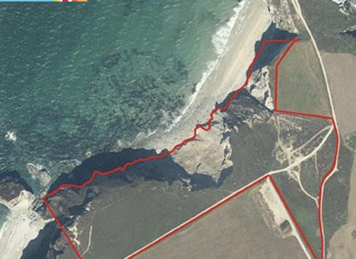 Section of beach for sale