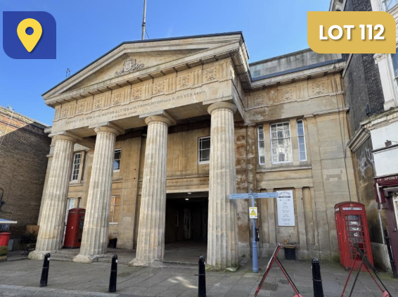 Redundant town hall for sale
