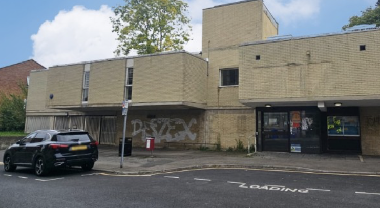 Redundant public library for redevelopment