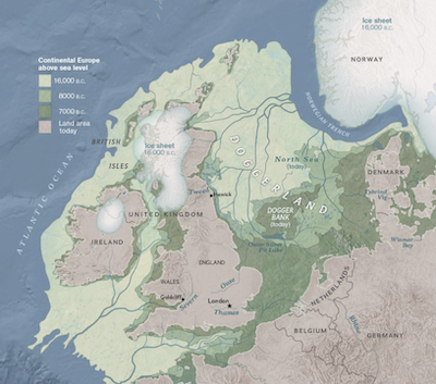 When the North Sea was land When the North
Sea was land