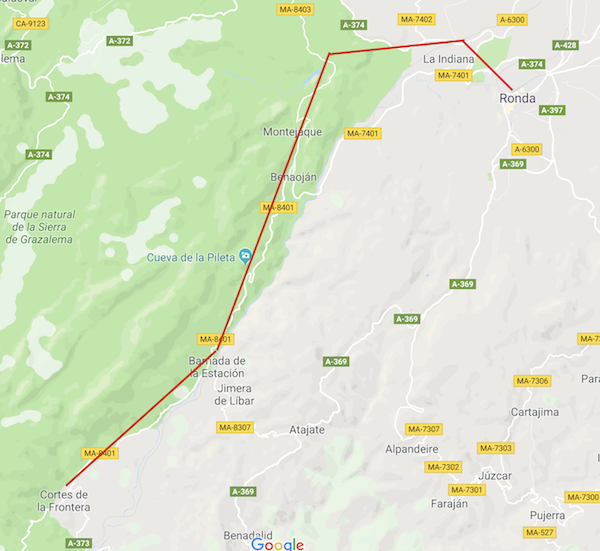 Map of Mr
                    Henderson's Railway