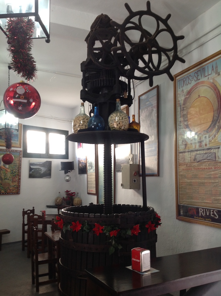 El Castillito wine press